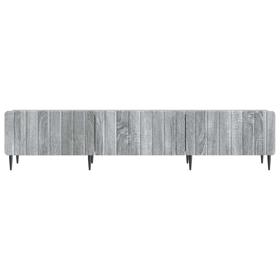 Meuble TV Sonoma gris 147 x 34,5 x 32 cm Bois d'ingénierie - 6