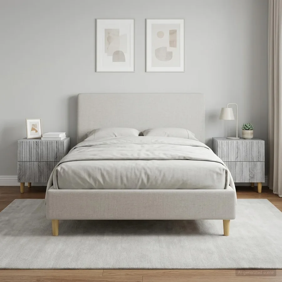 Cabinet de chevet 2 pcs Sonoma gris 43 x 34,5 x 48 cm