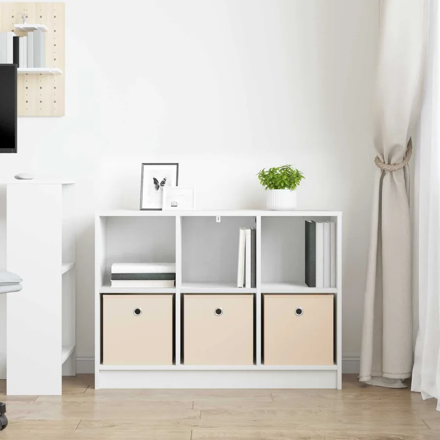 Buffet avec tiroir Blanc 88,5 x 27,5 x 63,5 cm - 4