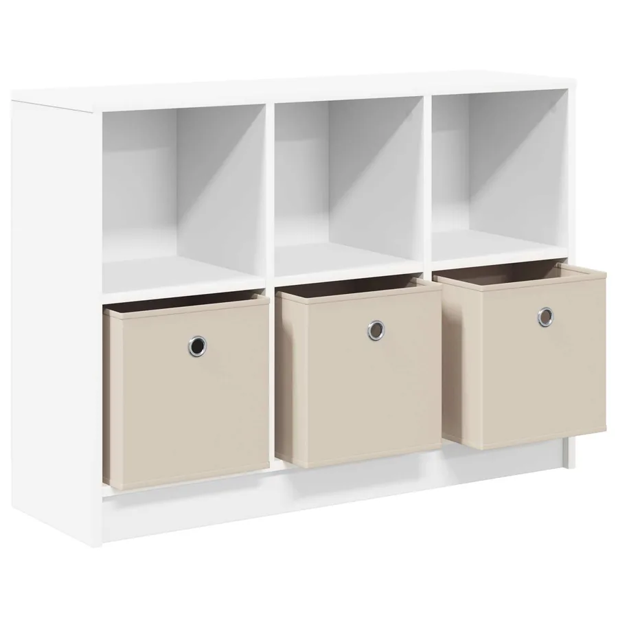 Buffet avec tiroir Blanc 88,5 x 27,5 x 63,5 cm - 5