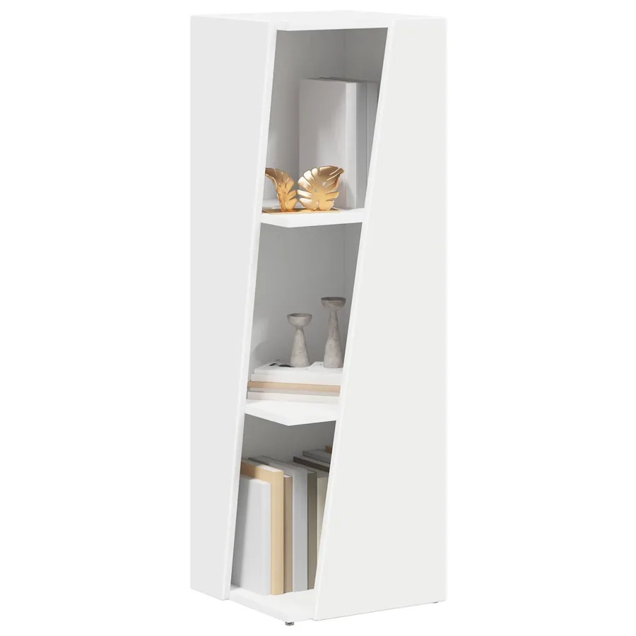 Étagère latérale Blanc 33 x 32 x 100,5 cm Bois d'ingénierie - 3