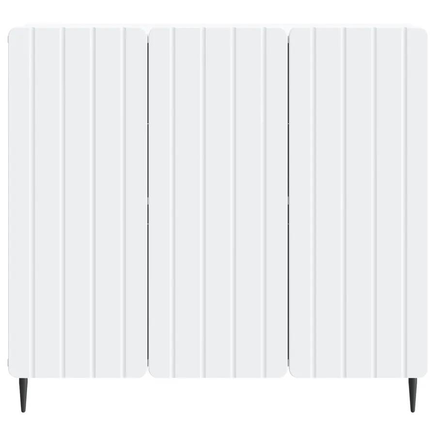 Buffet Blanc 89 x 34,5 x 82 cm Bois d'ingénierie - 6