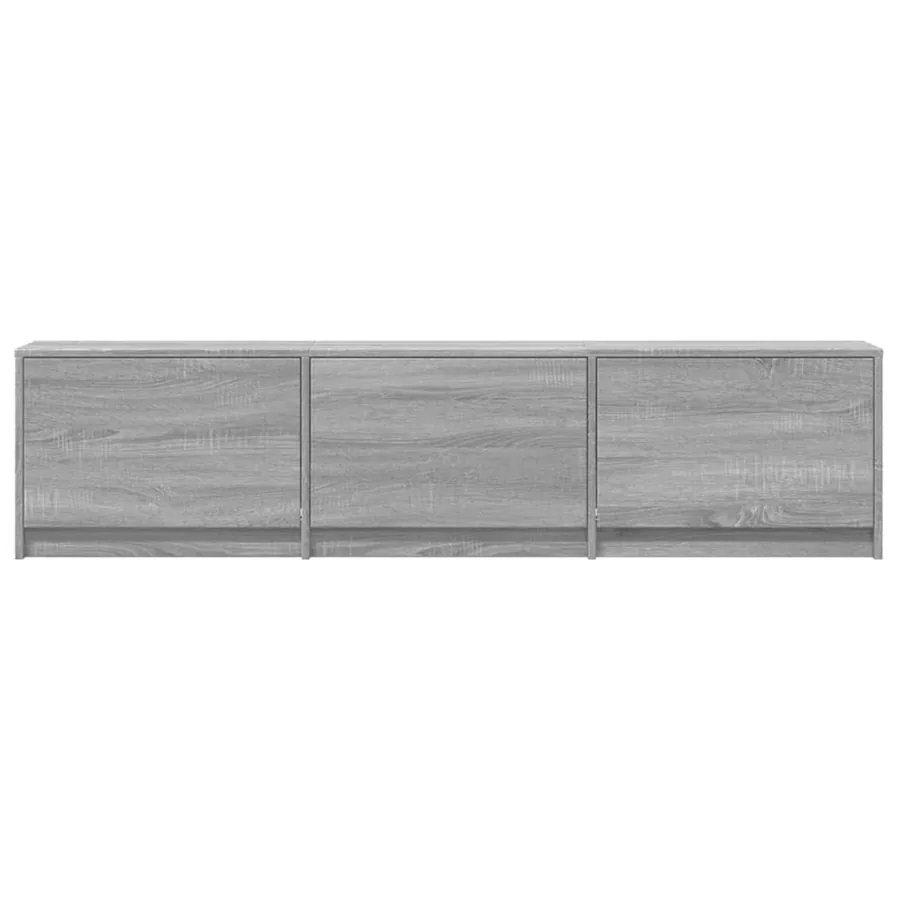 Meuble TV Gris Sonoma 165 x 34 x 40 cm Bois d'ingénierie - 5