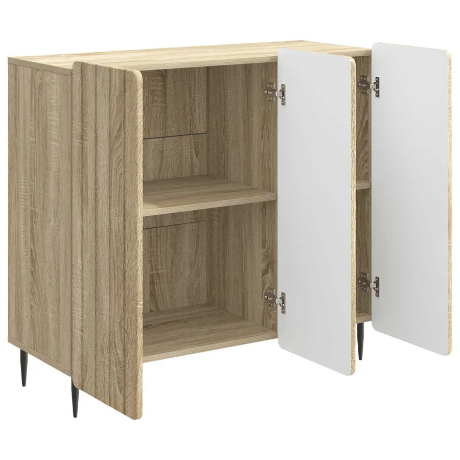 Buffet Chêne Sonoma 89 x 34,5 x 82 cm Bois d'ingénierie - 5