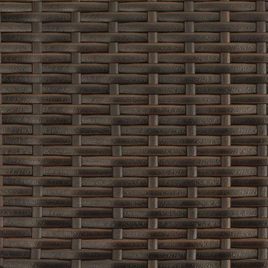 Banc de jardin avec oreiller Marron et Crème 105 x 60 x 112 cm - 10