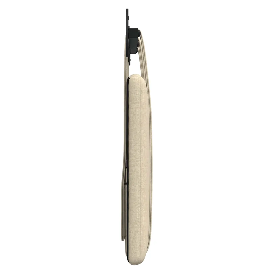 Tête de lit suspendue Crème Tissu - 6