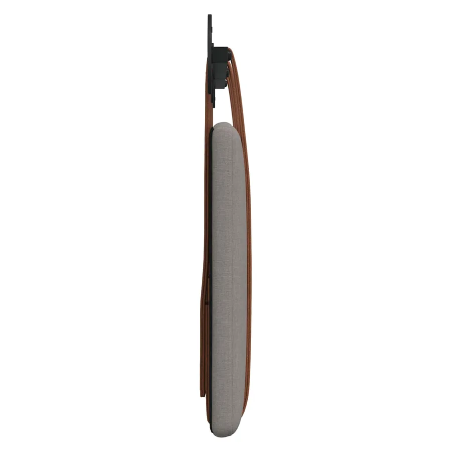 Tête de lit suspendue Taupe PU antique - 6