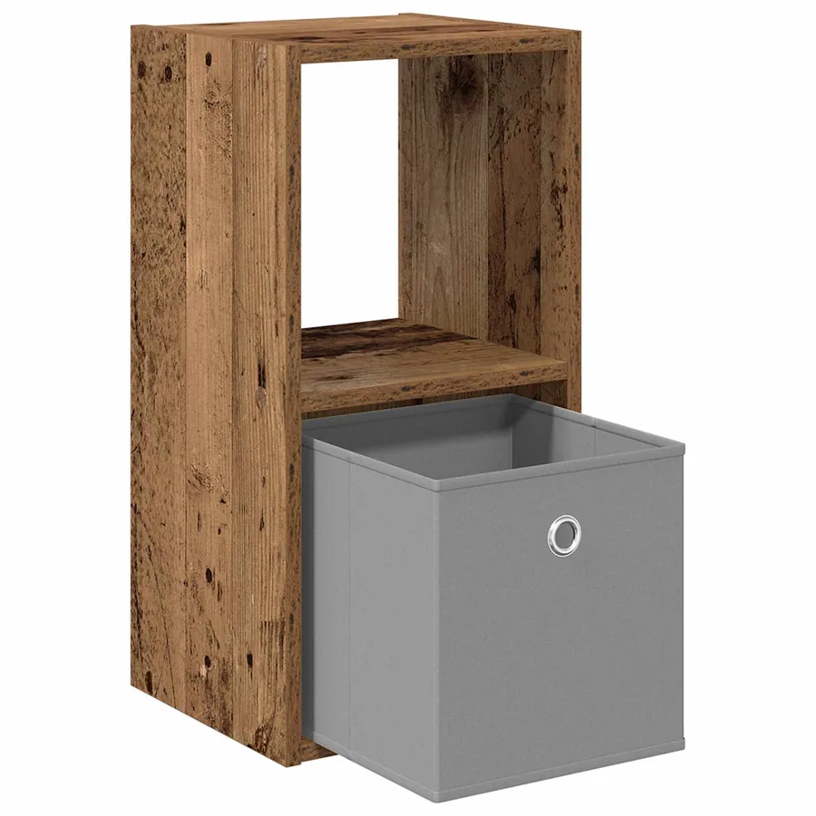 Table de chevet avec tiroir Bois ancien 30,5 x 27 x 59,5 cm - 5