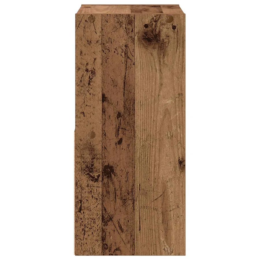 Table de chevet avec tiroir Bois ancien 30,5 x 27 x 59,5 cm - 7