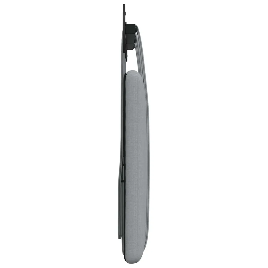 Tête de lit suspendue Gris clair tissu - 6