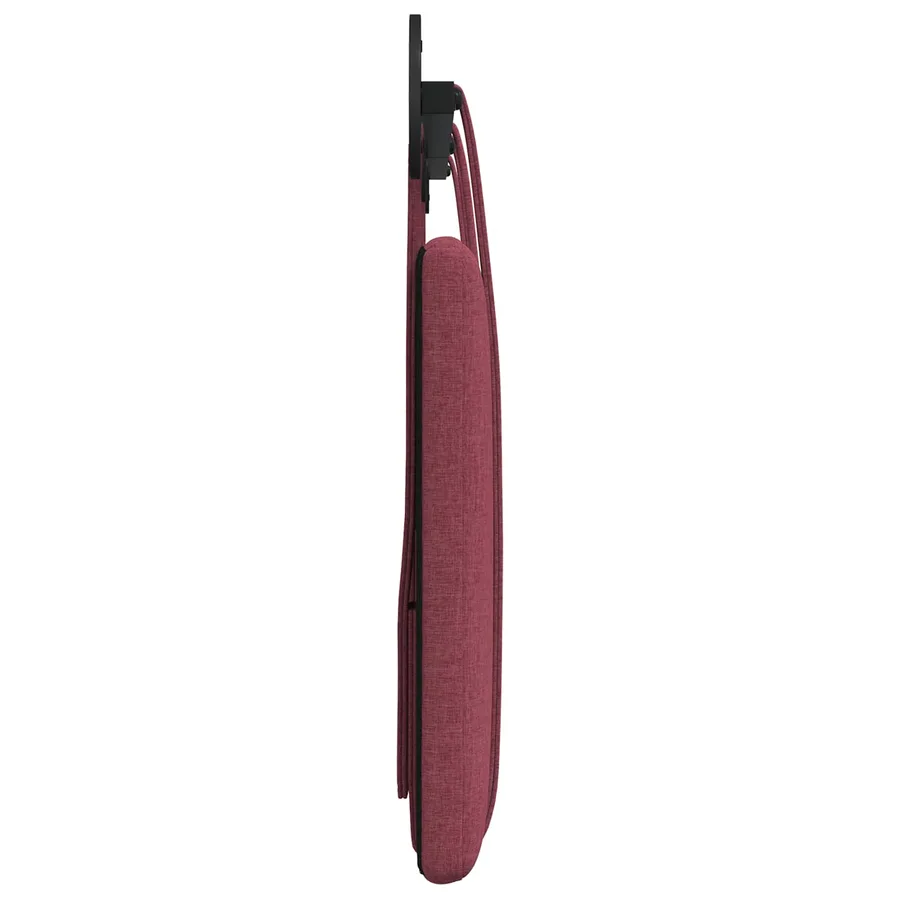 Tête de lit suspendue Bordeaux tissu - 6