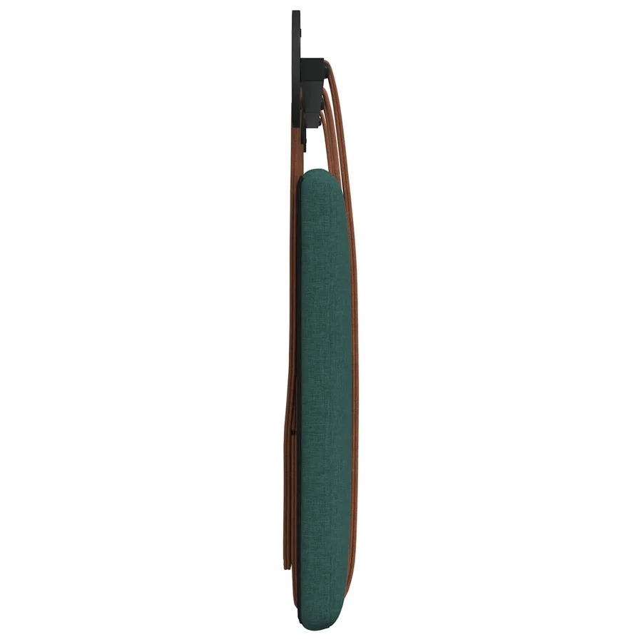 Tête de lit suspendue Vert foncé PU antique - 6
