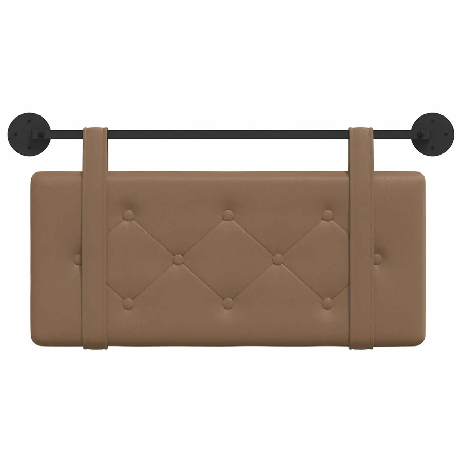 Tête de lit suspendue Cappuccino Simili cuir - 5