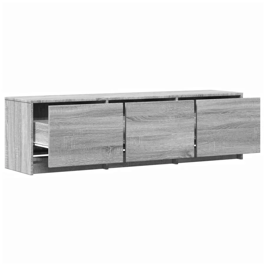 Meuble TV Gris Sonoma 140 x 34 x 40 cm Bois d'ingénierie - 4