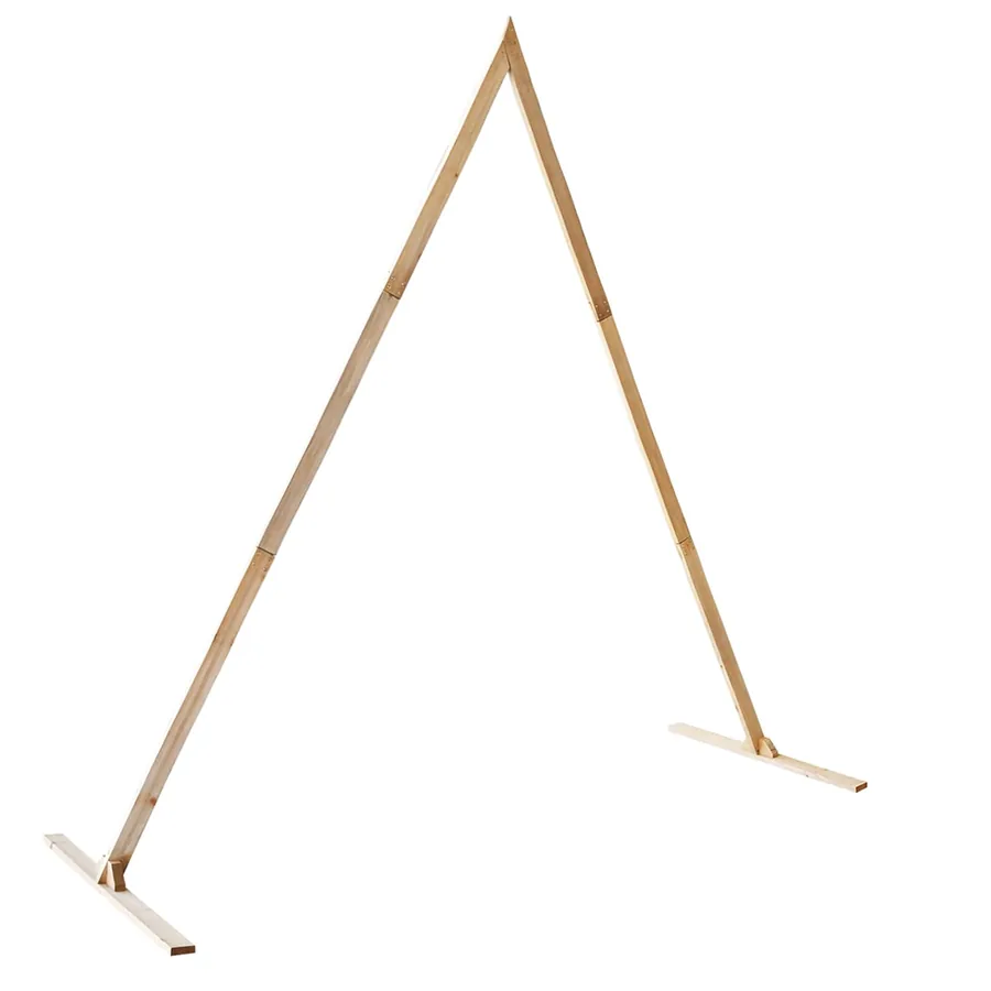Arche de mariage Marron Clair 202 x 95 x 254 cm - 5