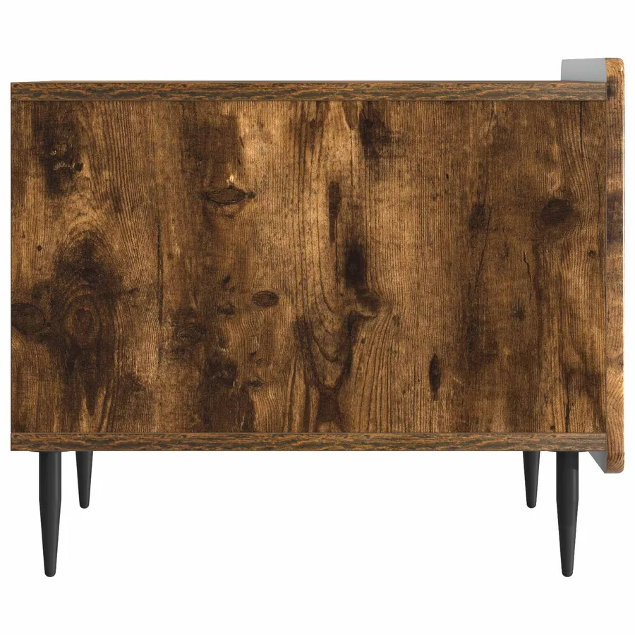 Table basse Chêne fumé 49 x 50 x 42 cm Bois d'ingénierie - 6
