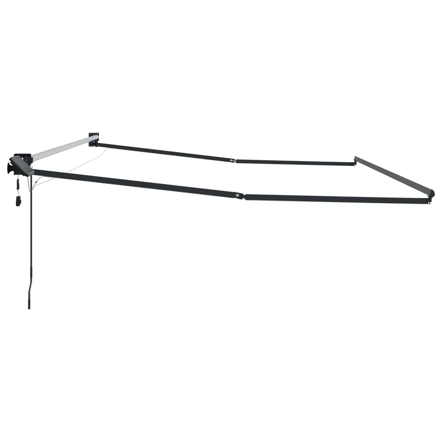 Cadre de store rétractable électrique Anthracite 5 x 3 m - 6