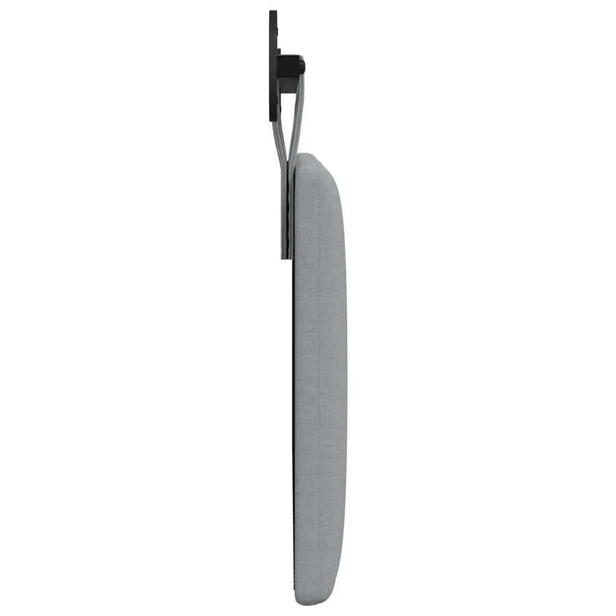 Tête de lit suspendue Gris clair tissu - 6