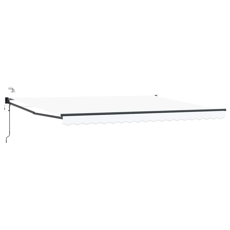 Auvent rétractable électrique Blanc 4 × 3 m - 2
