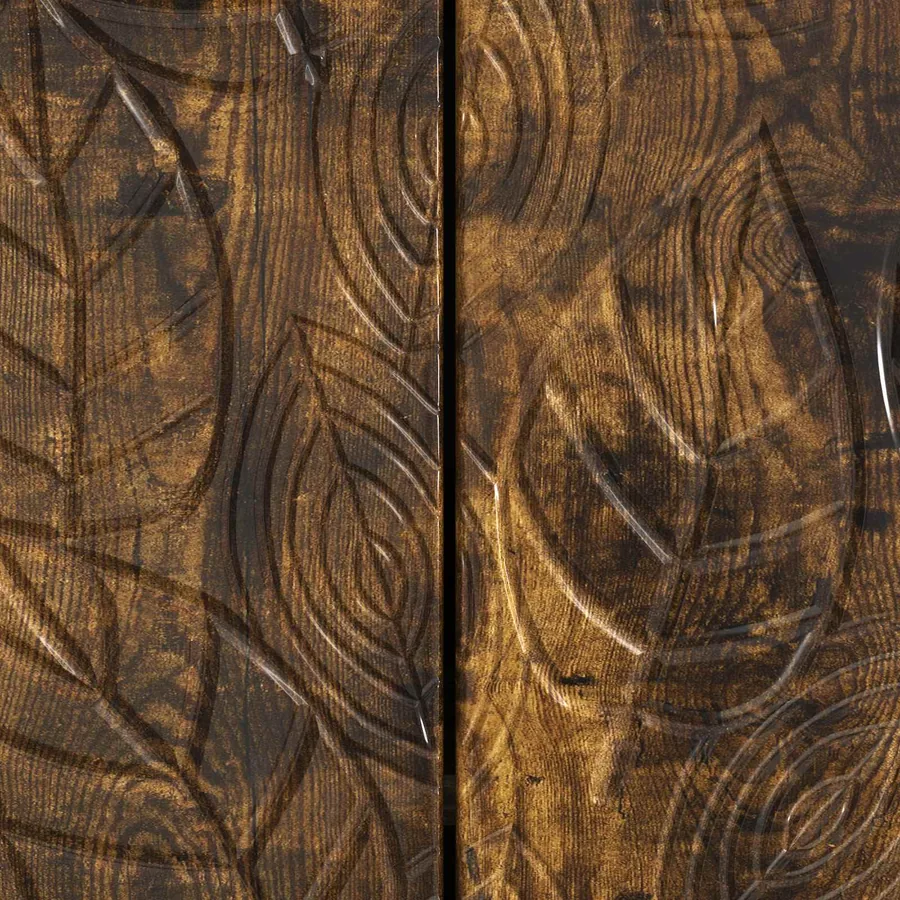 Meuble TV 99 x 34,5 x 50 cm Chêne fumé Bois d'ingénierie - 9