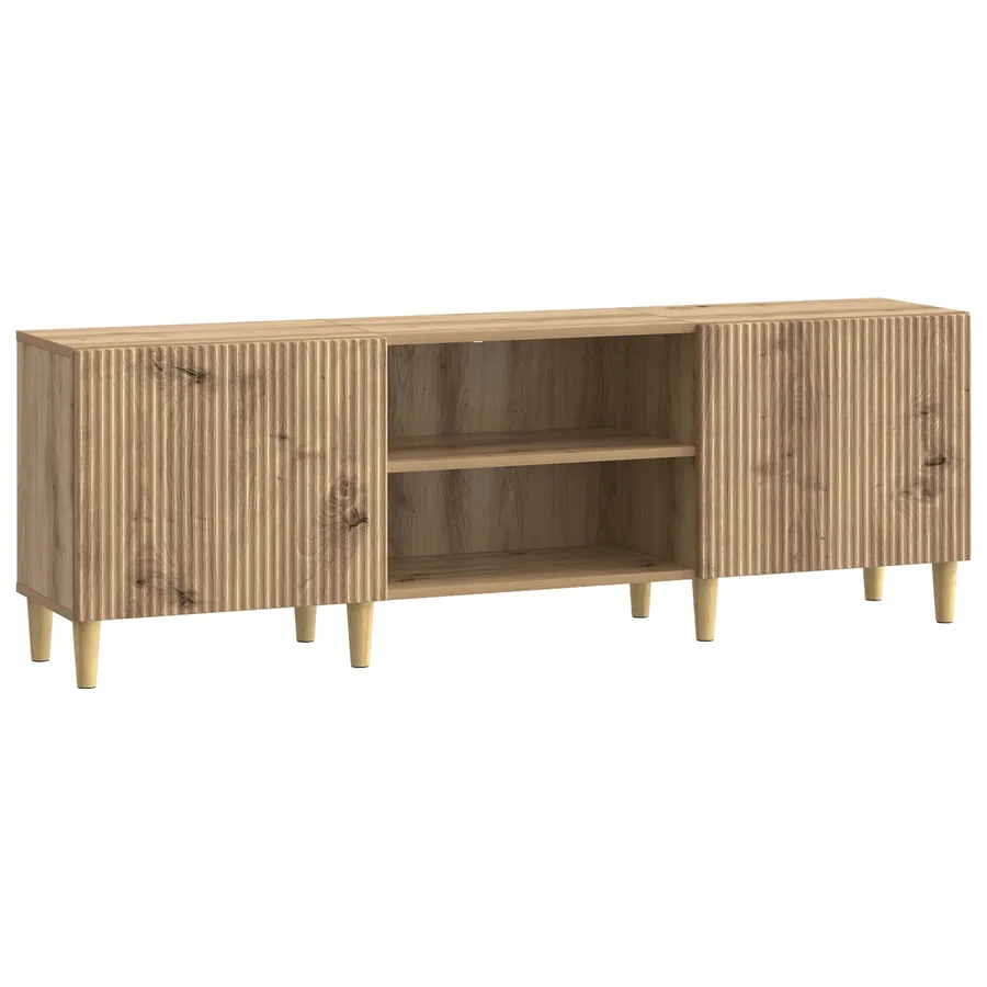 Meuble TV 150 x 31 x 50 cm Chêne artisanal Bois d'ingénierie - 2
