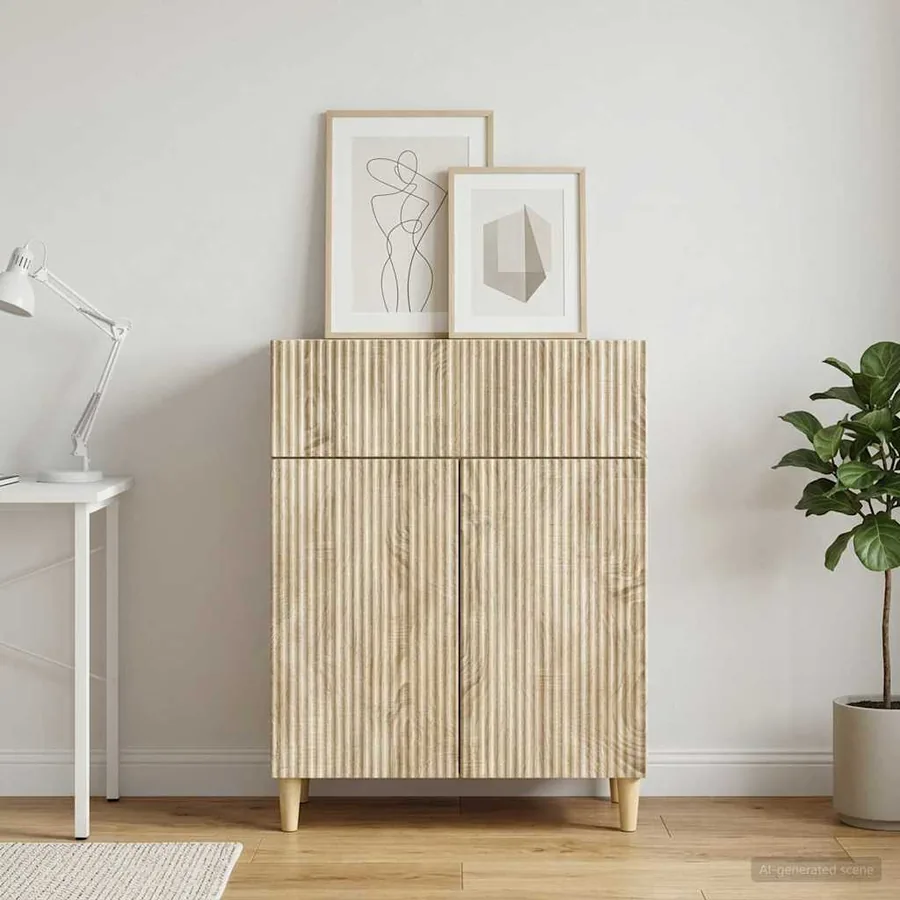 Buffet Chêne Sonoma 66 x 34,5 x 90 cm Bois d'ingénierie