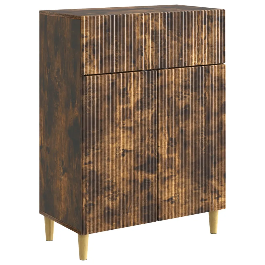 Buffet Chêne fumé 66 x 34,5 x 90 cm Bois d'ingénierie - 2