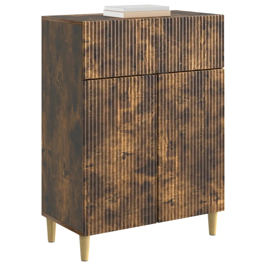 Buffet Chêne fumé 66 x 34,5 x 90 cm Bois d'ingénierie - 3