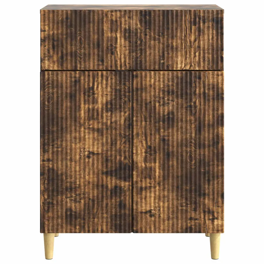 Buffet Chêne fumé 66 x 34,5 x 90 cm Bois d'ingénierie - 6