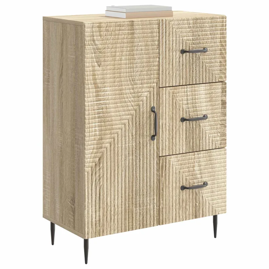 Buffet Chêne Sonoma 66 x 34,5 x 89,5 cm Bois d'ingénierie - 3