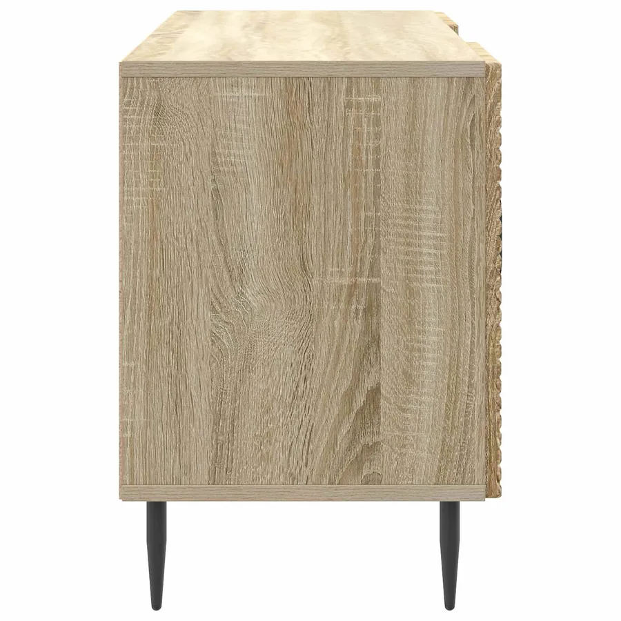 Meuble TV Chêne Sonoma 102 x 34,5 x 50 cm Bois d'ingénierie - 7