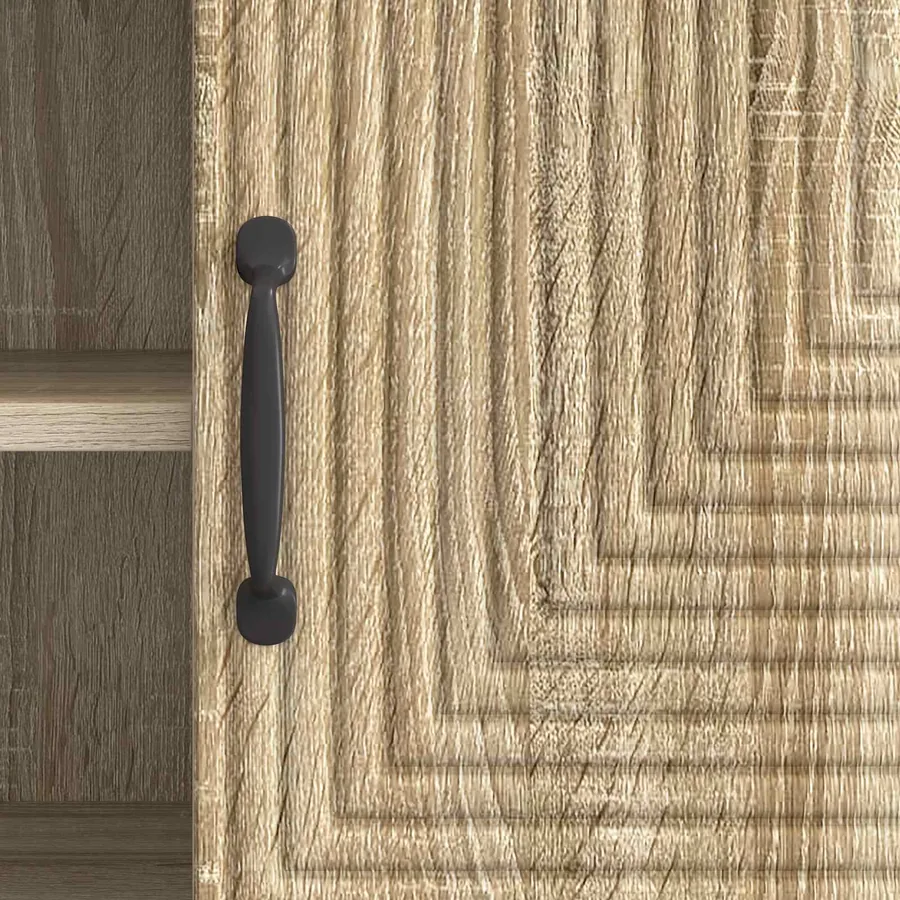 Meuble TV Chêne Sonoma 102 x 34,5 x 50 cm Bois d'ingénierie - 8