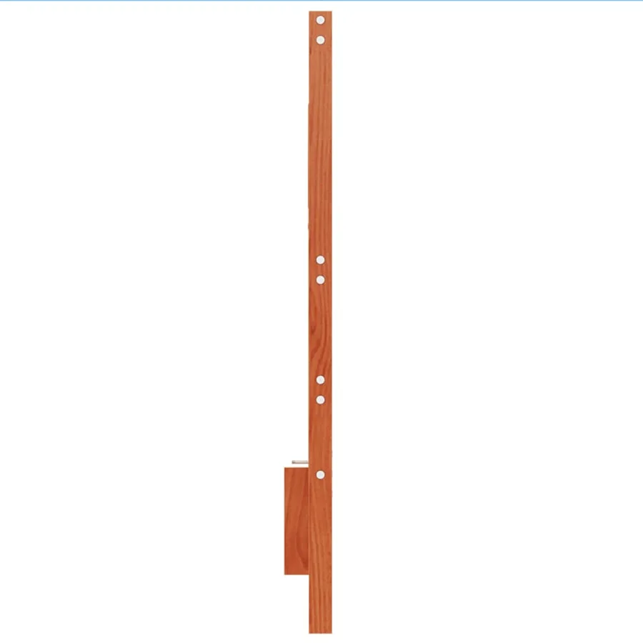 Tête de lit cire marron 180 cm bois massif de pin - 6