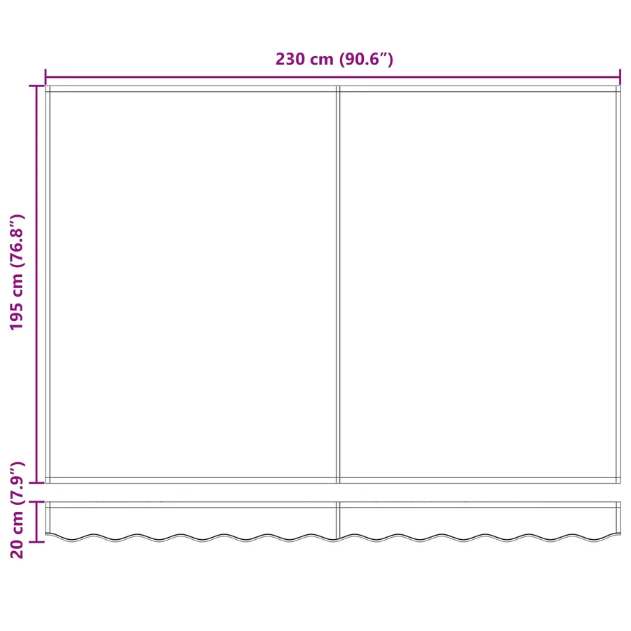 Auvent rétractable électrique 2,5 x 2 m - 13