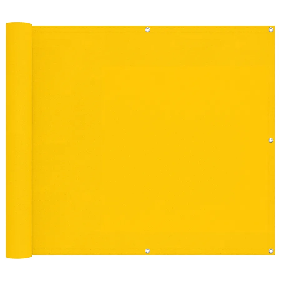Écran de balcon Jaune 100 x 800 cm Tissu Oxford - 2