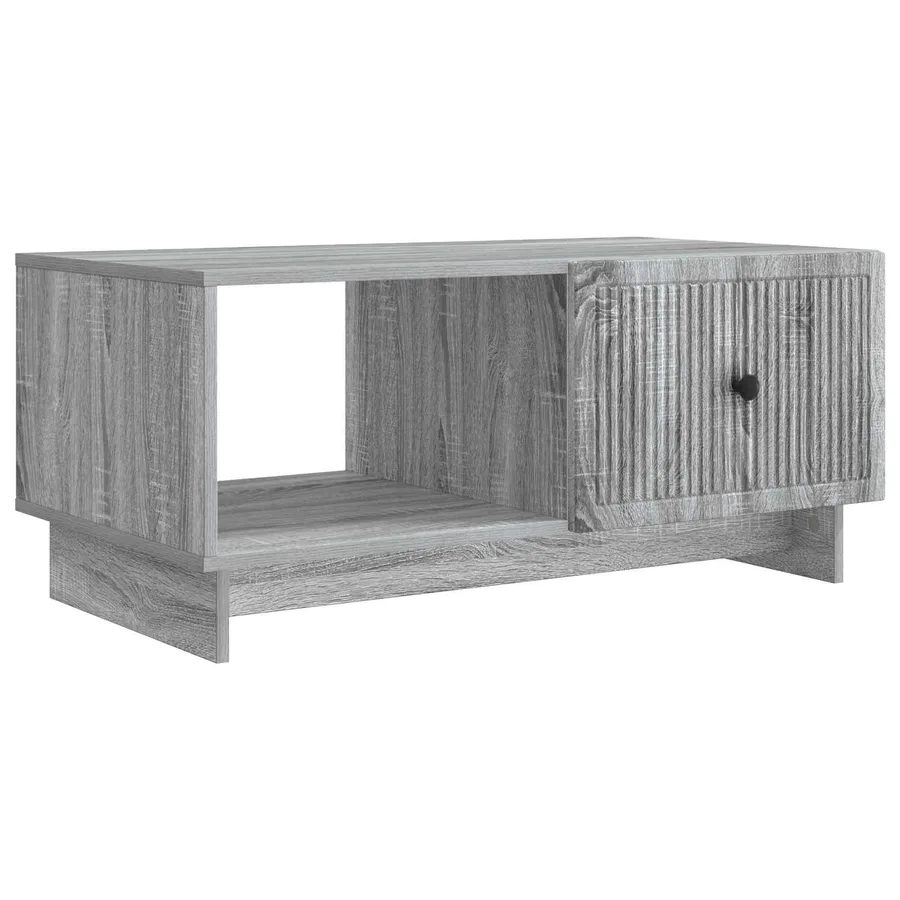 Table basse Sonoma gris 90 x 50 x 40 cm Bois d'ingénierie - 2