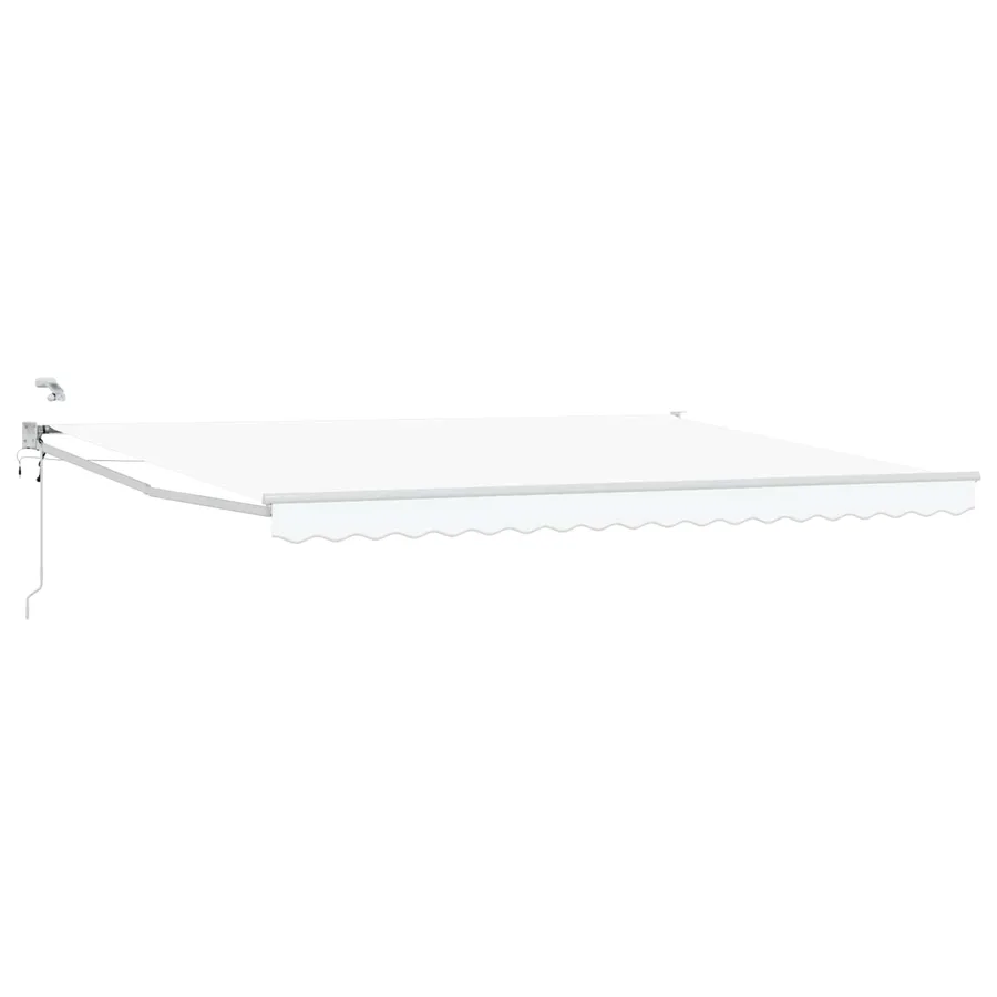 Auvent rétractable électrique Blanc 4,5 × 3 m - 2