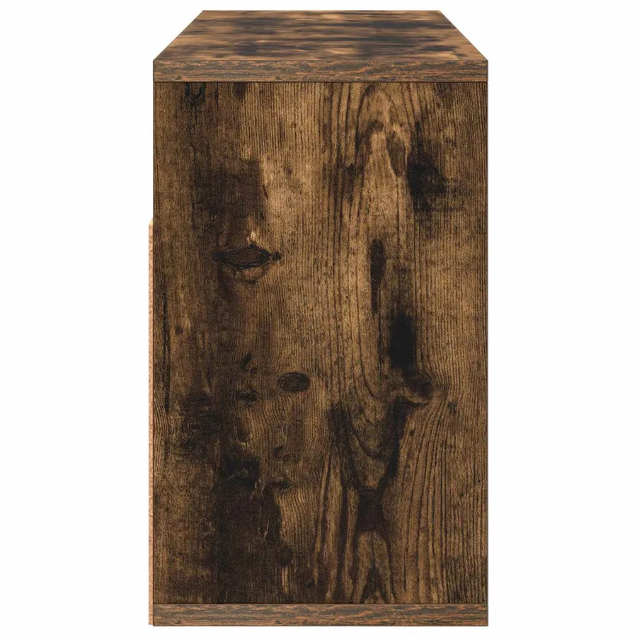 Basboard avec tiroir Chêne fumé 72 x 22,5 x 38 cm - 7