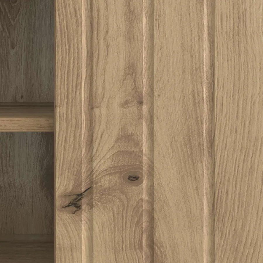 Meuble TV 102 x 34,5 x 52 cm Chêne artisanal Bois d'ingénierie - 8