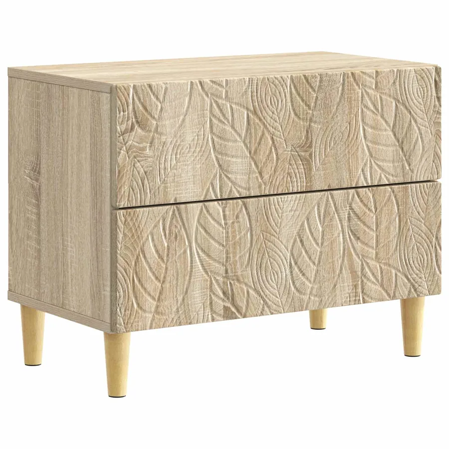 Table de chevet Chêne Sonoma 62 x 34,5 x 48 cm - 2