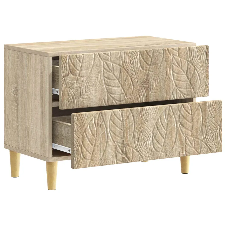 Table de chevet Chêne Sonoma 62 x 34,5 x 48 cm - 3