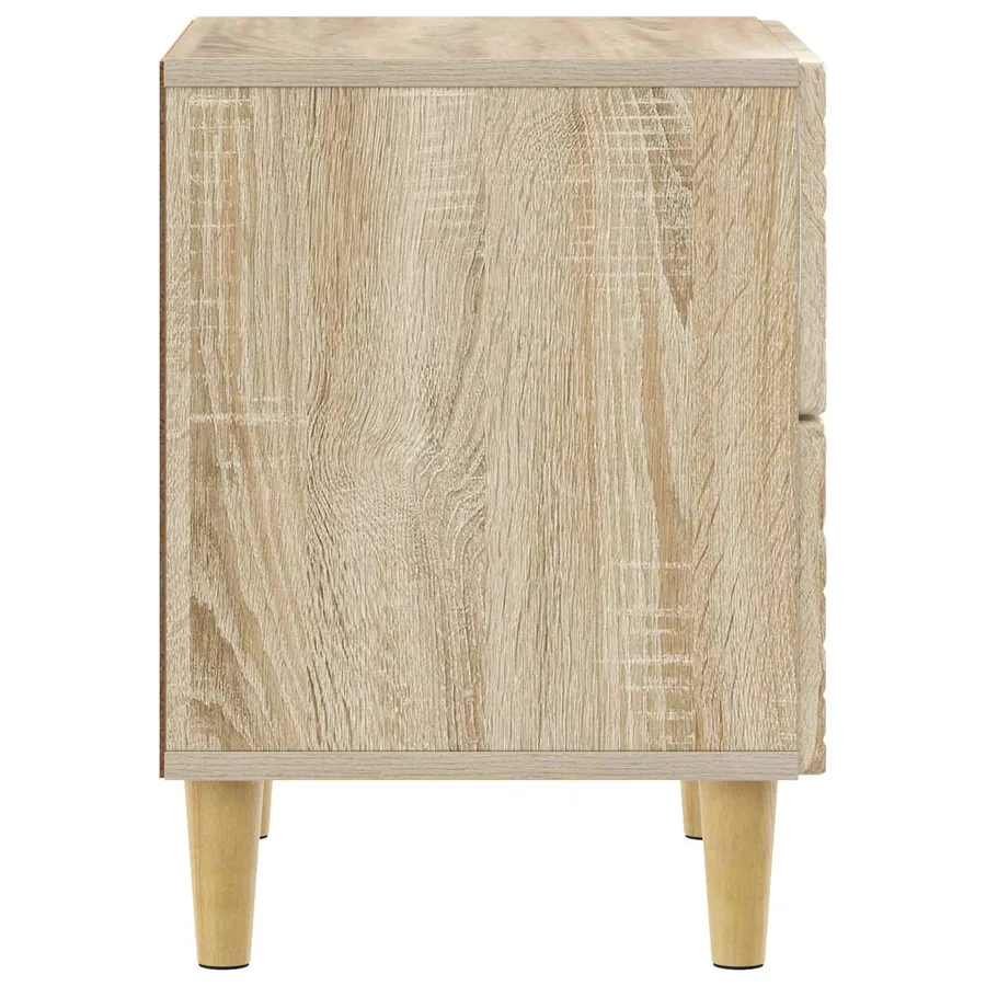 Table de chevet Chêne Sonoma 62 x 34,5 x 48 cm - 5