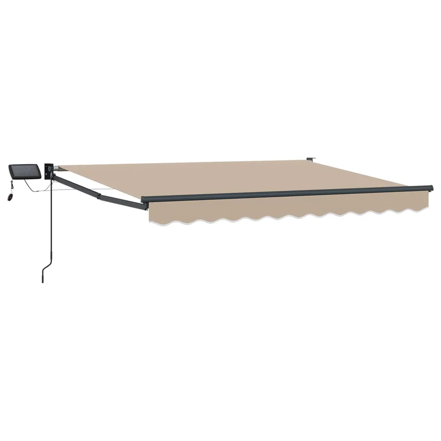 Store rétractable manuel avec LEDs 3 x 2,5 m - 2