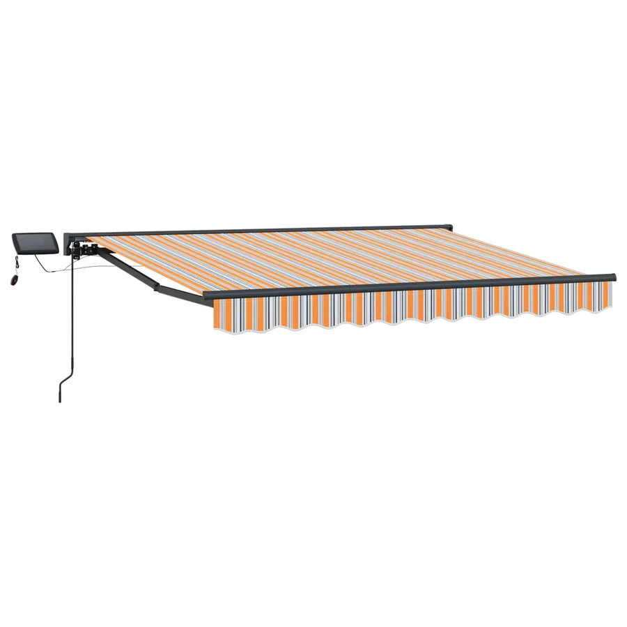 Cadre de store manuel avec LEDs 3 x 2,5 m - 2