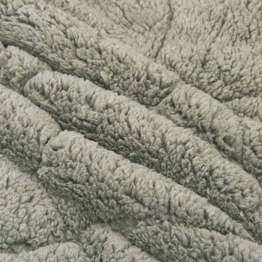 Duvet d'été simple Matelassé Gris clair 240 x 260 cm - 6
