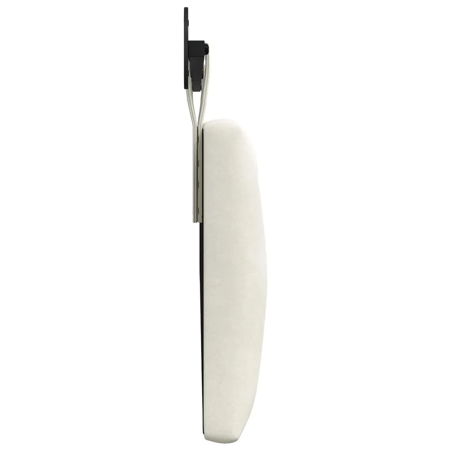 Tête de lit suspendue Avec lumière LED Crème Velours - 6