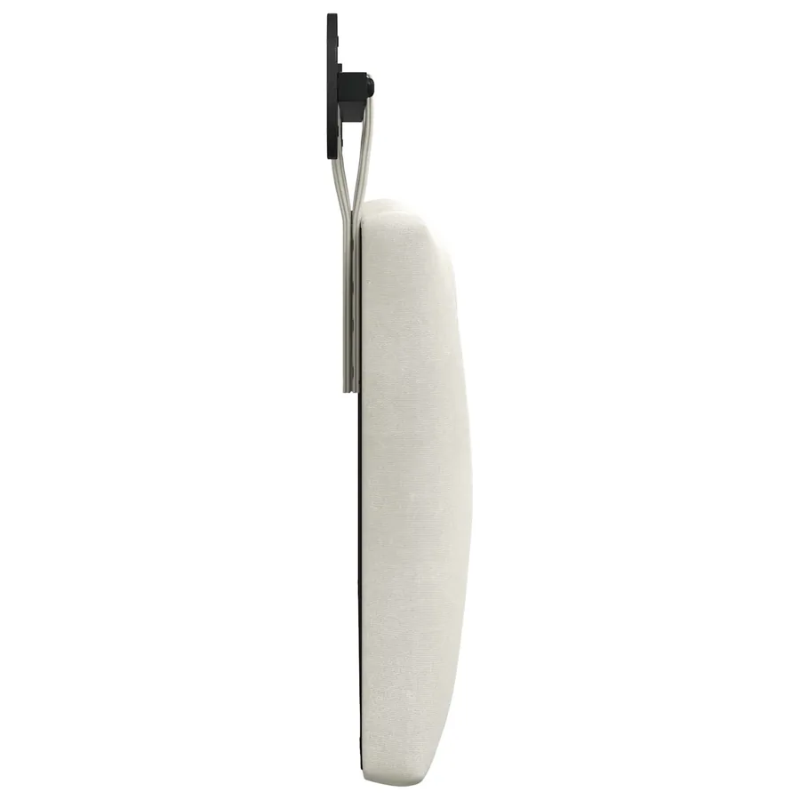 Tête de lit suspendue Avec lumière LED Crème Velours - 6