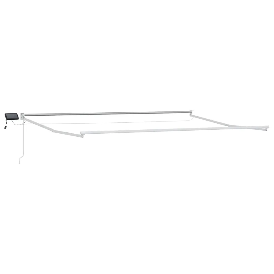 Store rétractable manuel avec LEDs Multicolore 4 × 3 m - 4