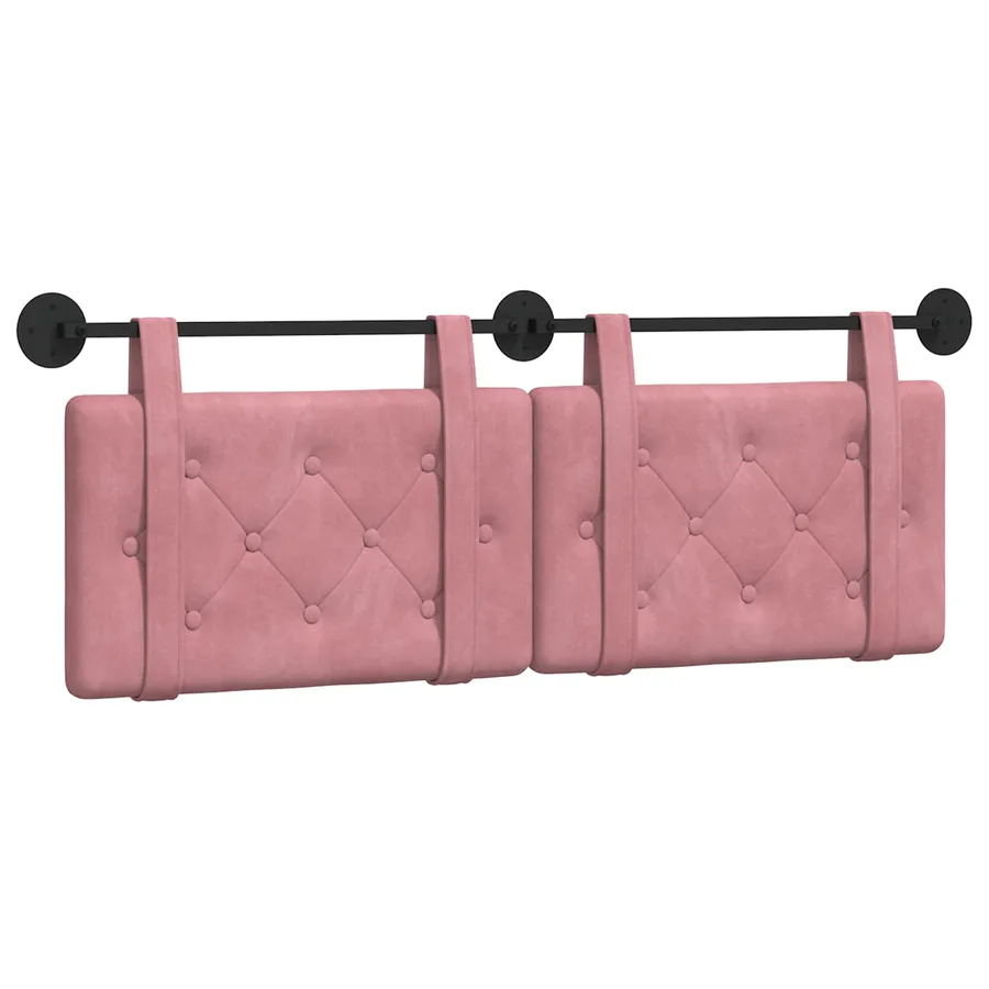 Tête de lit suspendue Rose Velours - 2