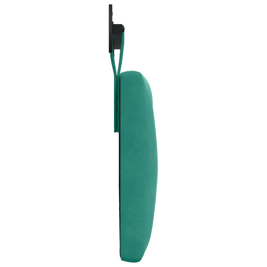 Tête de lit suspendue Avec lumière LED Turquoise Velours - 6